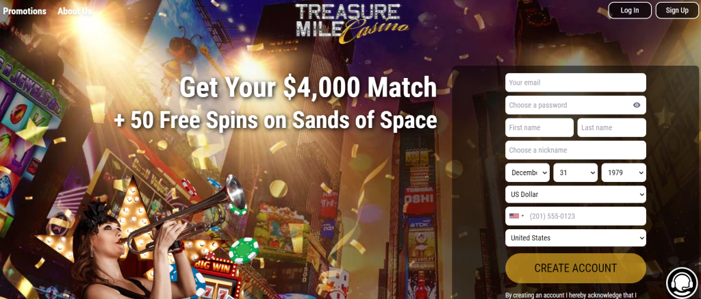 Treasure Mile Casino Review